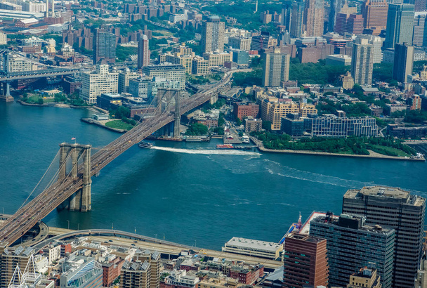 Aerial view at New York City - Fotoğraf, Görsel