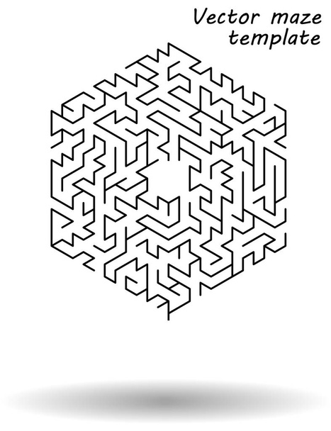 labirintus vektoros illusztráció - Vektor, kép