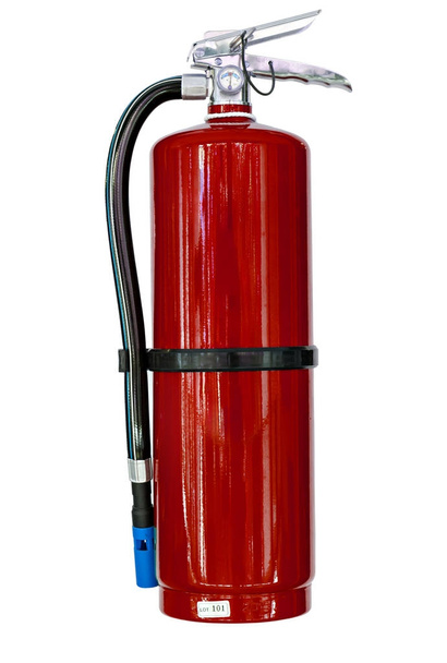 κόκκινο πυροσβεστήρα απομονωθεί σε λευκό - Φωτογραφία, εικόνα