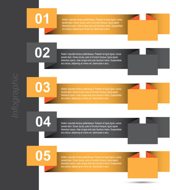 Infographic template design - Vector, Image