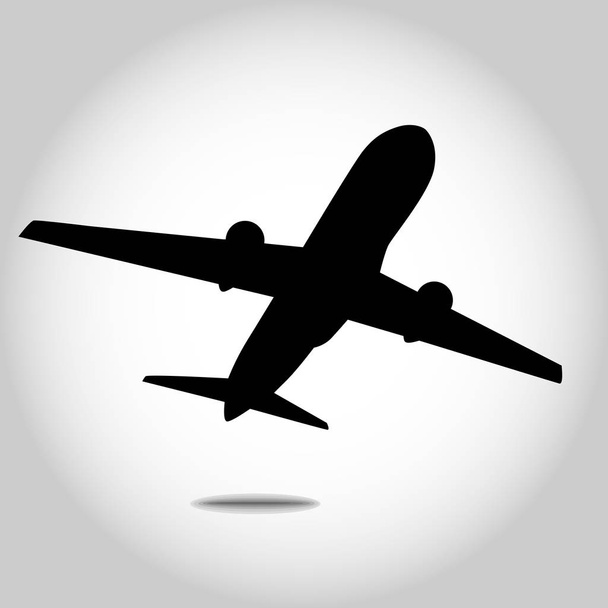 avión de pasajeros
 - Vector, Imagen