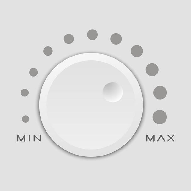 Music volume button. Vector - Vector, Image