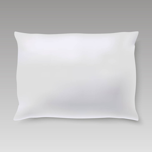 あなたの設計のための正方形の枕の空白です。枕をモックアップします。ベクトル - ベクター画像