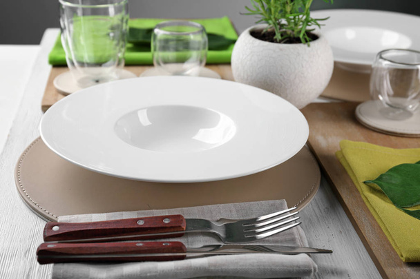 Table setting for dinner  - Фото, зображення