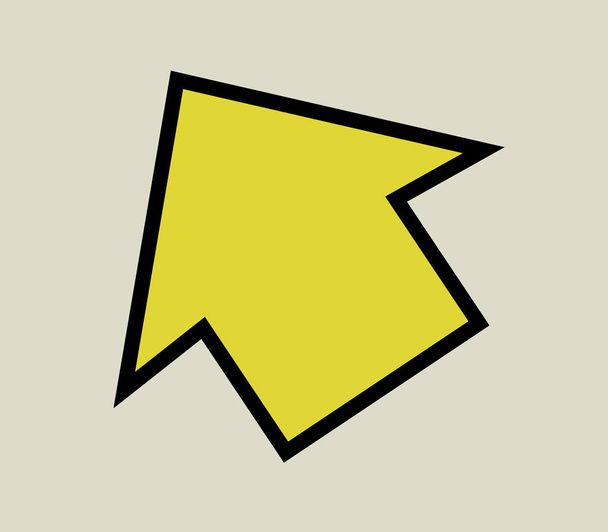 arrow icon on white background - Vector, Image
