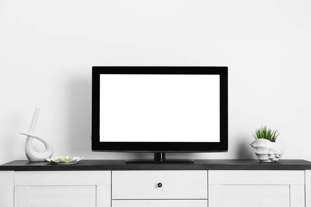 Blank TV display - 写真・画像