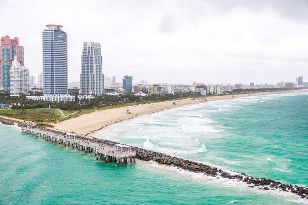 South Beachin näkymä Miami Beachille. Florida, Yhdysvallat
 - Valokuva, kuva