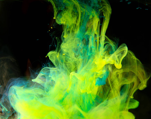 Inks in water, color explosion - Φωτογραφία, εικόνα