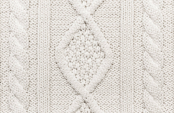 Stricken Wolle Stoff Textur Hintergrund - Foto, Bild