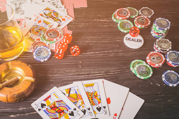 poker de fond
 - Photo, image