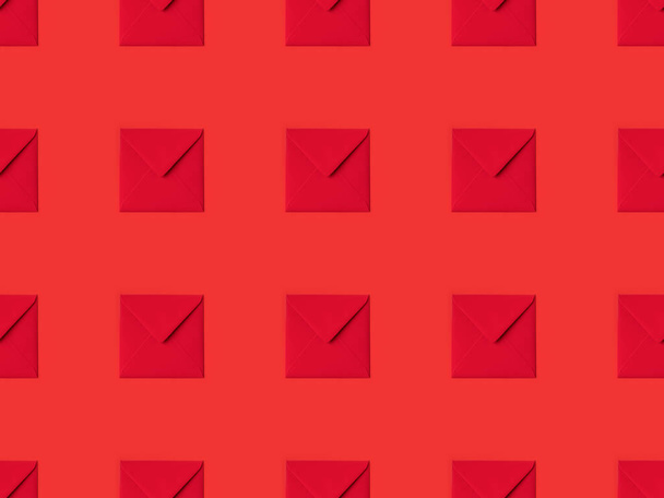 Koperty czerwony wzór - Zdjęcie, obraz