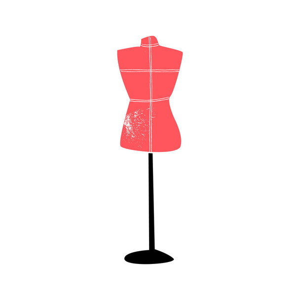 dressmakers tailors dummy mannequin - Vector, Image