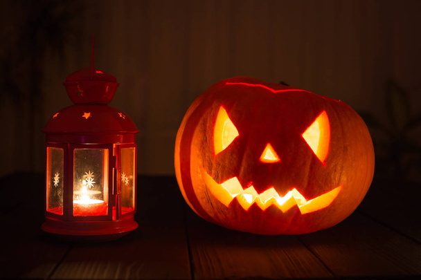 Halloween Pumpkin Lantern - Photo, Image