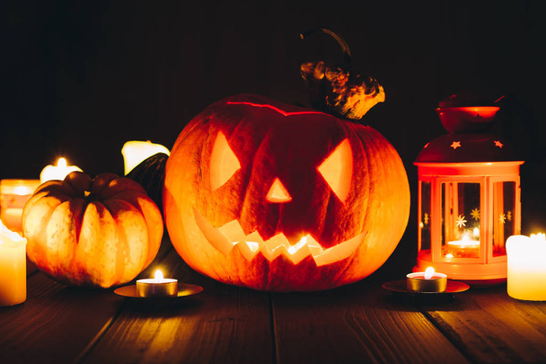 Halloween Pumpkin Lantern - Photo, Image