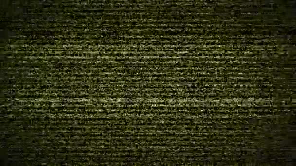 TV Noise Background - Yellow - Footage, Video