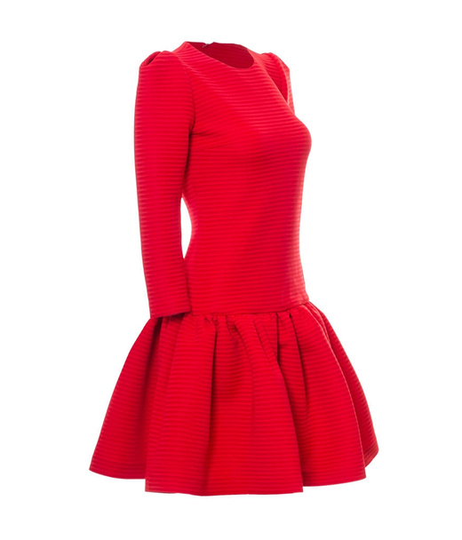 červené šaty izolovaných na bílém pozadí - Fotografie, Obrázek
