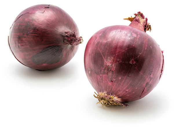 Red Onion isolated on white - Foto, afbeelding