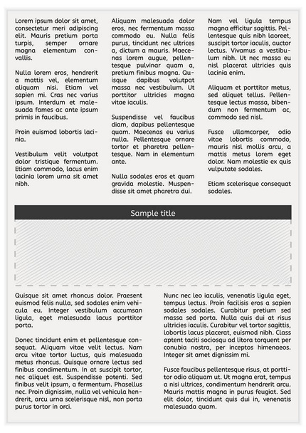 newspaper page with empty space - Vector, Image