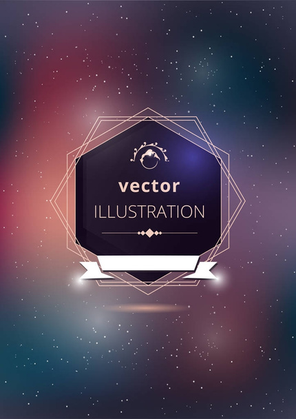 Abstraction vector hexagon - Вектор,изображение