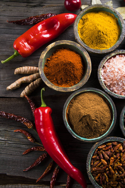 different types of Assorted Spices - Photo, image