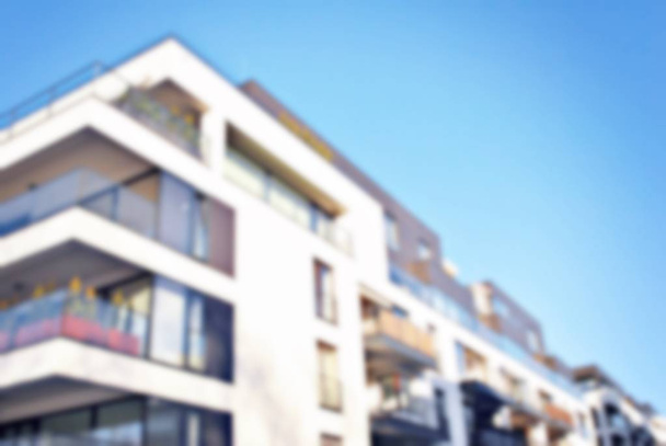 Yeni apartmanlar bulanık arka plan - Fotoğraf, Görsel