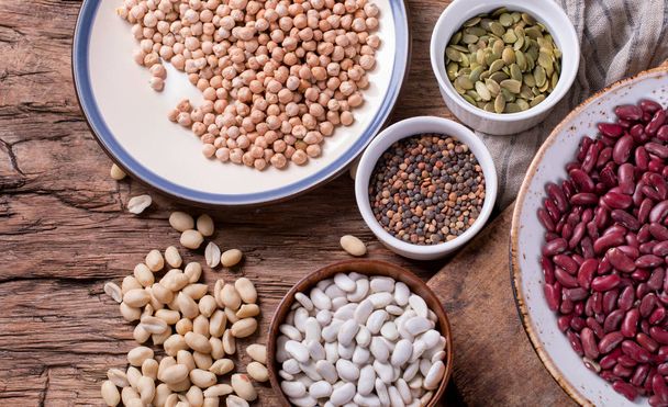 Various dry legumes collection - 写真・画像