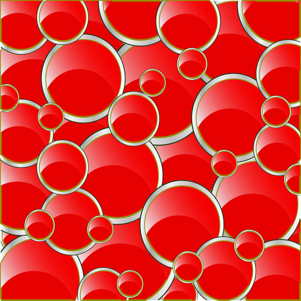 Red decorative background - Vector, Image