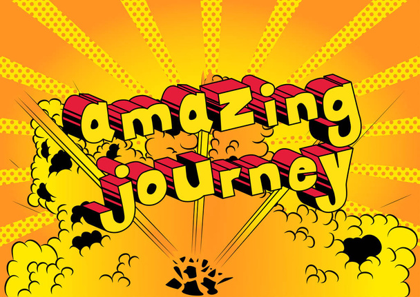 Amazing Journey - Mot de style BD
. - Vecteur, image