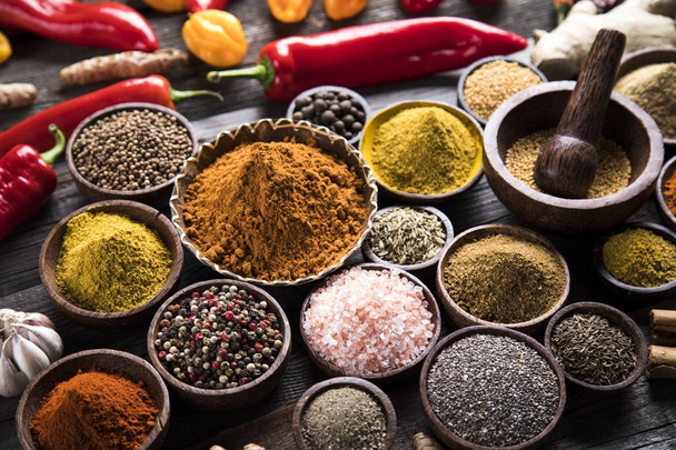 Various spices selection  - Fotó, kép
