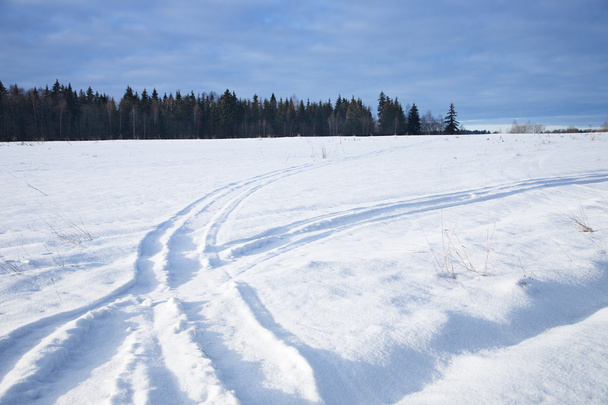 Caminos de invierno 1
 - Foto, Imagen