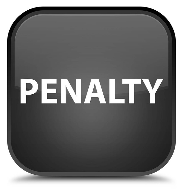 Penalidade botão quadrado preto especial
 - Foto, Imagem