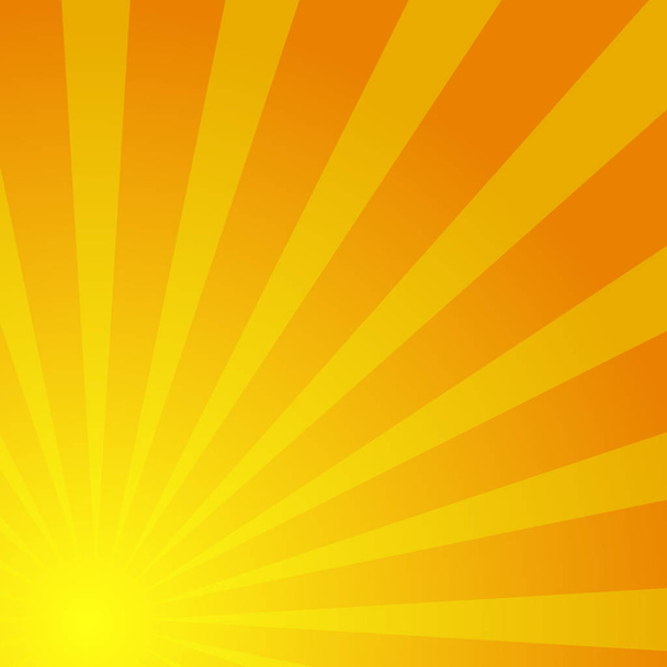 Abstract light yellow sun rays background. Vector - Вектор, зображення