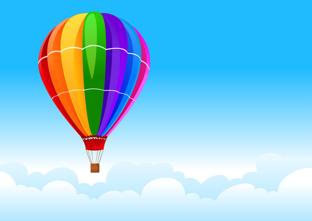 Balloon in sky - Vector, Image