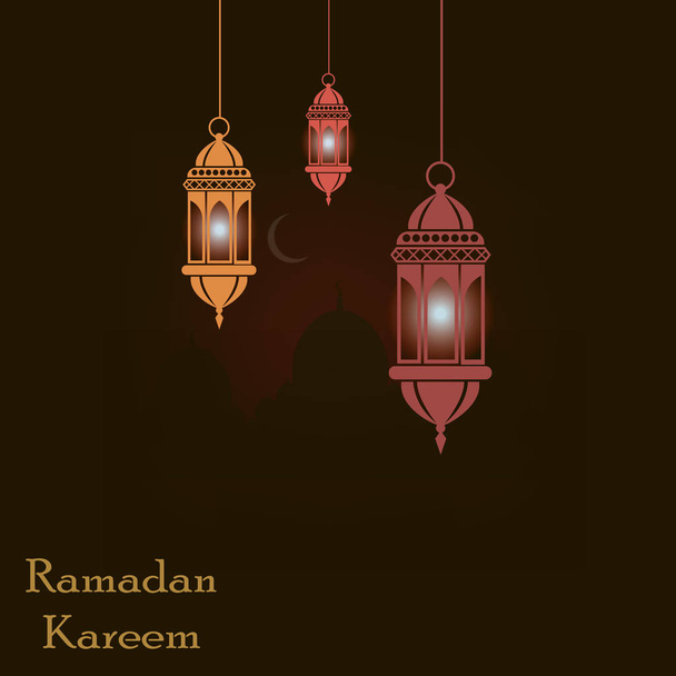 ramadan kareem islamischen Hintergrund. Vektorillustration - Vektor, Bild