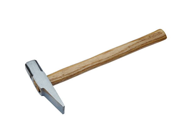 iron hammer with wooden handle  - Photo, Image