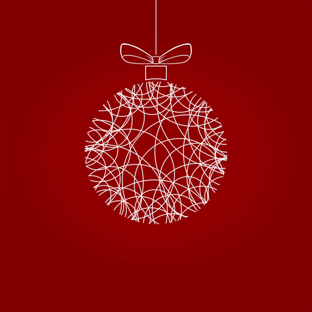 Bola de Navidad con arcos
 - Vector, imagen