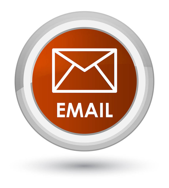 Електронна пошта простої коричневої круглої кнопки
 - Фото, зображення
