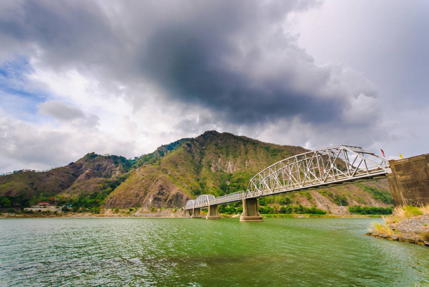 Most Quirino, Santa, Ilocos Sur, Filipiny. - Zdjęcie, obraz