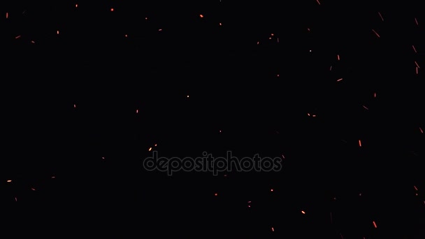 fiamme di fuoco e ceneri incandescenti su sfondo nero
 - Filmati, video