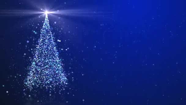 Feliz felicitación de Navidad tarjeta de vídeo - Metraje, vídeo