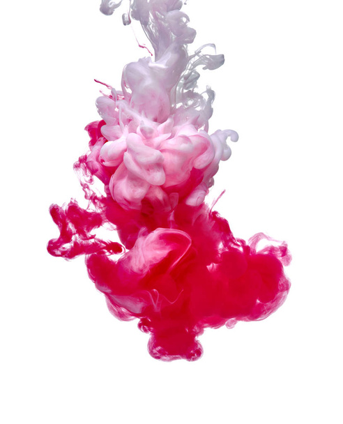 red white paint in water - Photo, Image