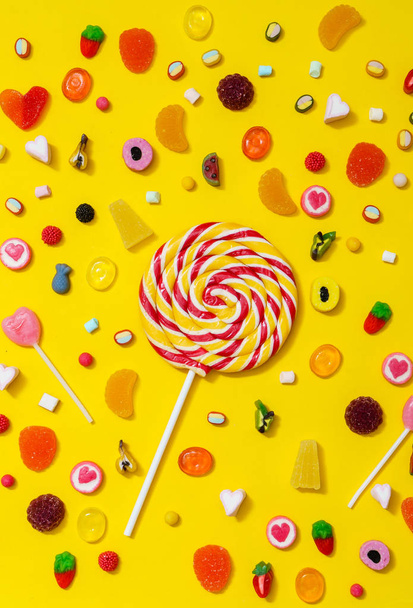 sweet colorful candies  - Photo, image