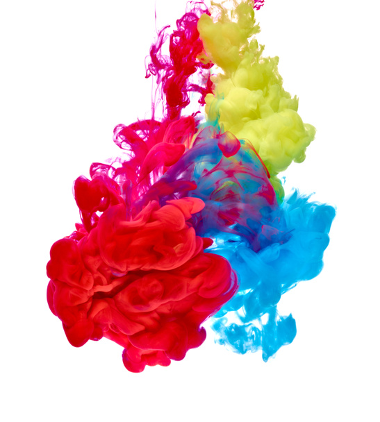 tinta na cor da água líquido
 - Foto, Imagem