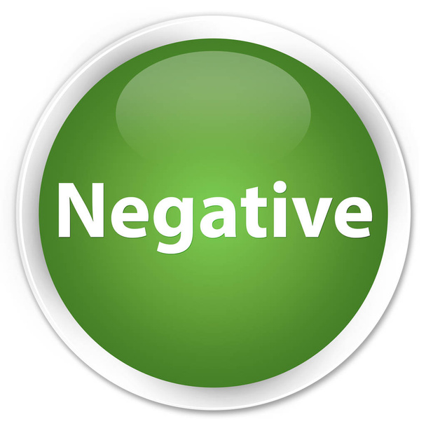 Prémio negativo botão redondo verde macio
 - Foto, Imagem