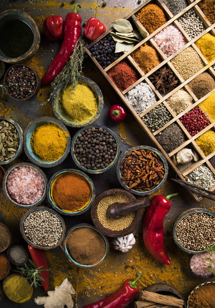 different types of Assorted Spices - Photo, Image