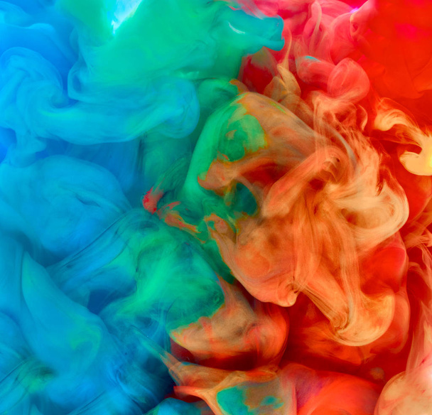 paint in water color liquid - Foto, Bild