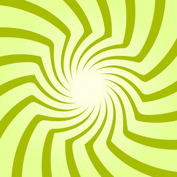 Spiral starburst, sunburst background set. Lines, stripes with twirl, rotating distortion effect. - Vector, Image