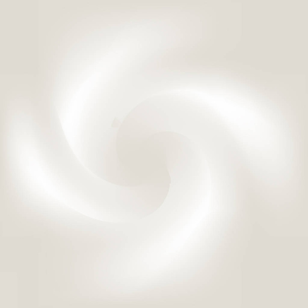 Mousse whirlpool and vortex background. Spiral cream background - Vector, Image