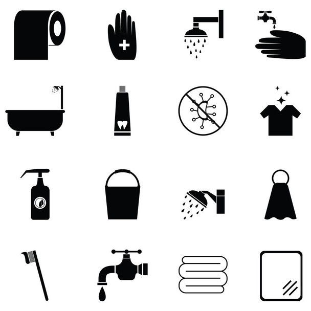 the hygiene icon set - Vector, Image