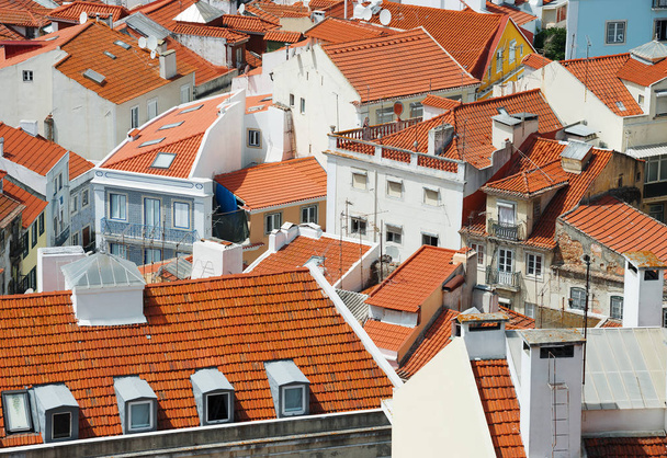 Nézd a régi város Lisszabon. - Fotó, kép